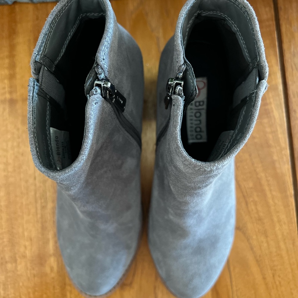 Waterproof Leather Ankle Boots by Blondo